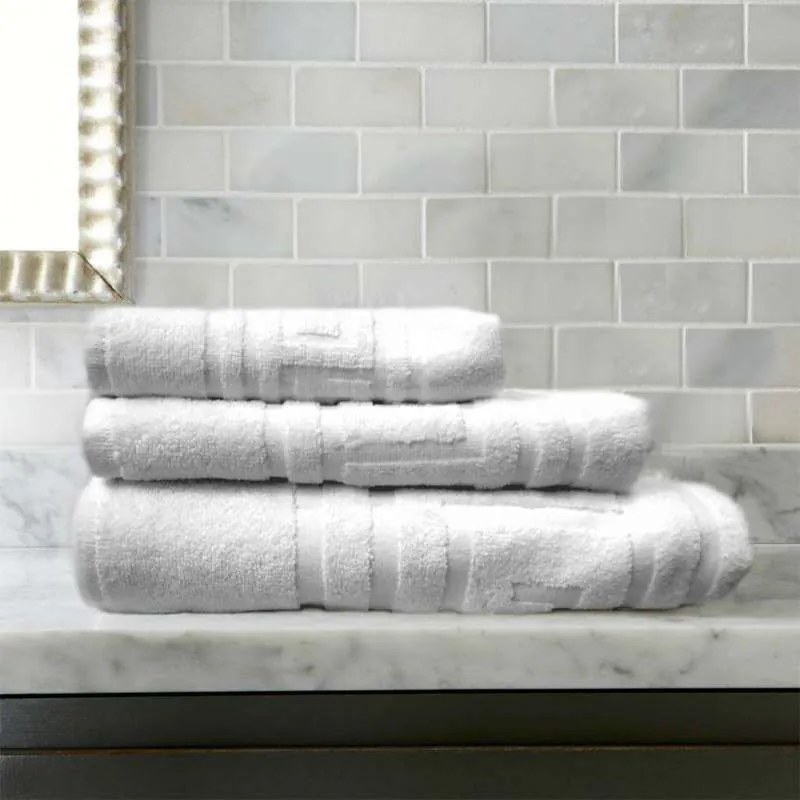 Prosop baie model Jaquard Border 70x140cm