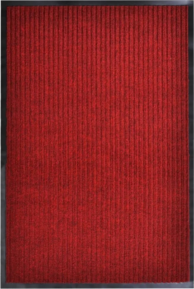 vidaXL Covoraș de ușă, roșu, 117x220 cm, PVC