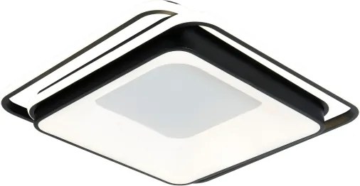 Brilagi - plafonieră LED dimmabilă FLARE LED/102W/230V 50x50 cm neagră + telecomandă