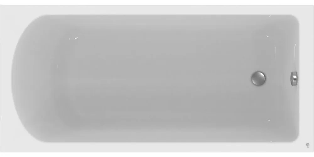 Cada 170x80 cm, alba 1700x800 mm