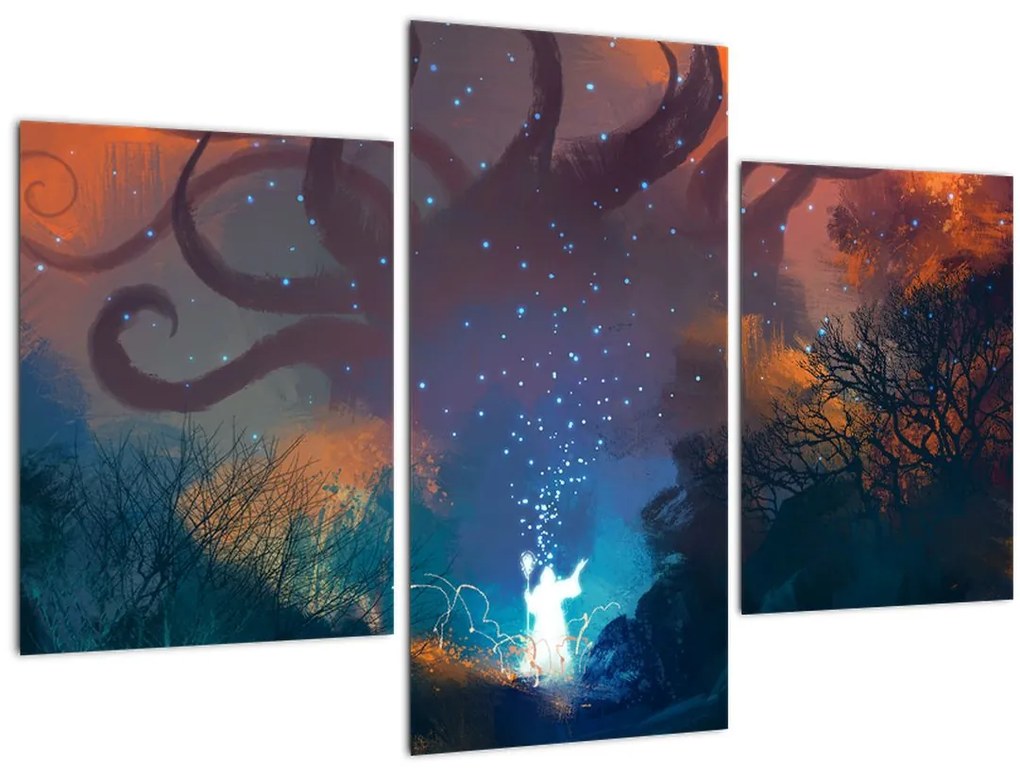 Tablou - Vrăjitorul magicean (90x60 cm)