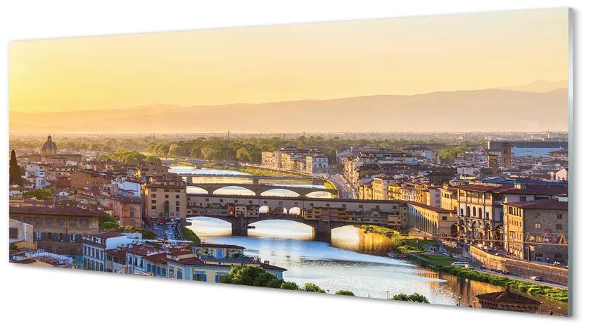 Tablouri acrilice Italia Sunrise panorama