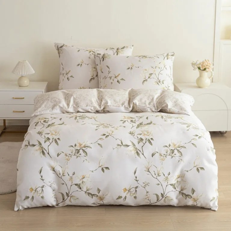 Lenjerie de pat din microfibra LUNAVA crem Dimensiune lenjerie de pat: 70 x 90 cm | 140 x 200 cm