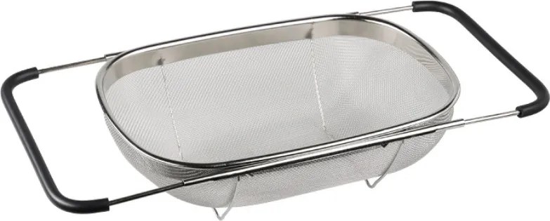 Sită extensibila pentru chiuveta Kesper 90940, 36,5-55 cm, otel inoxidabil, argintiu