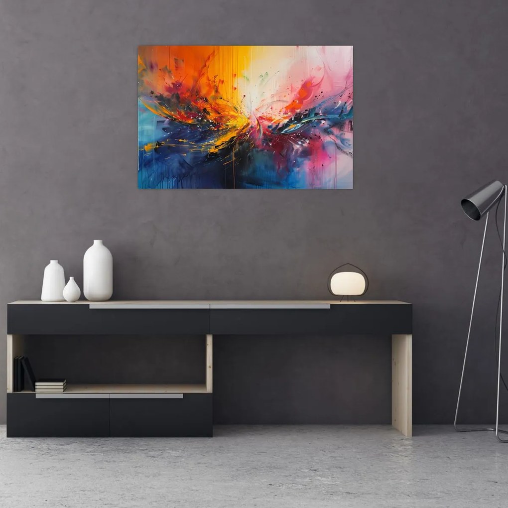 Tablou - Abstracție de culoare (90x60 cm)