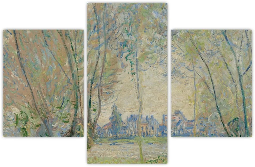 Tablou - Claude Monet, Woman Seated under the Willows, reproducere (90x60 cm)