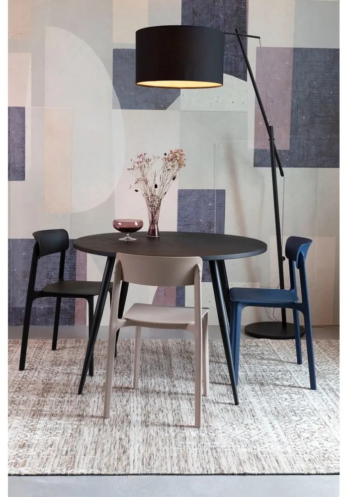 Masă de dining rotundă lemn masiv de tec ø 110 cm Mo – White Label