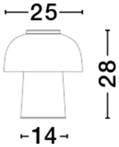 Veioza, Lampa de masa SQUBE