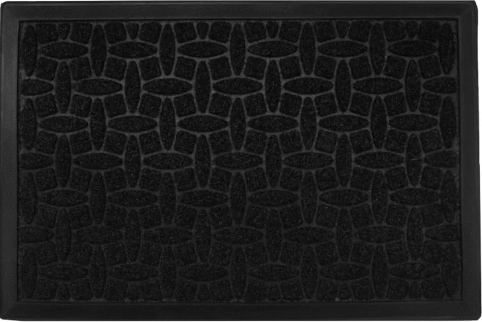 Covoraș Domarex Pips Mat, negru, 40 x 60 cm