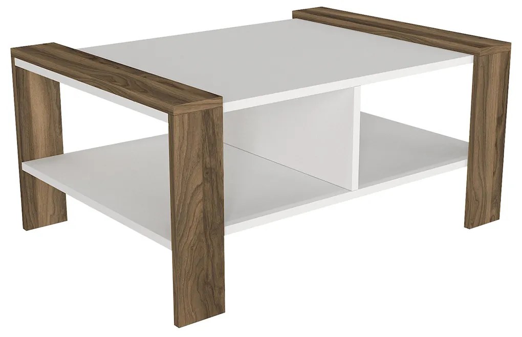 Masă de cafea Erica White Walnut