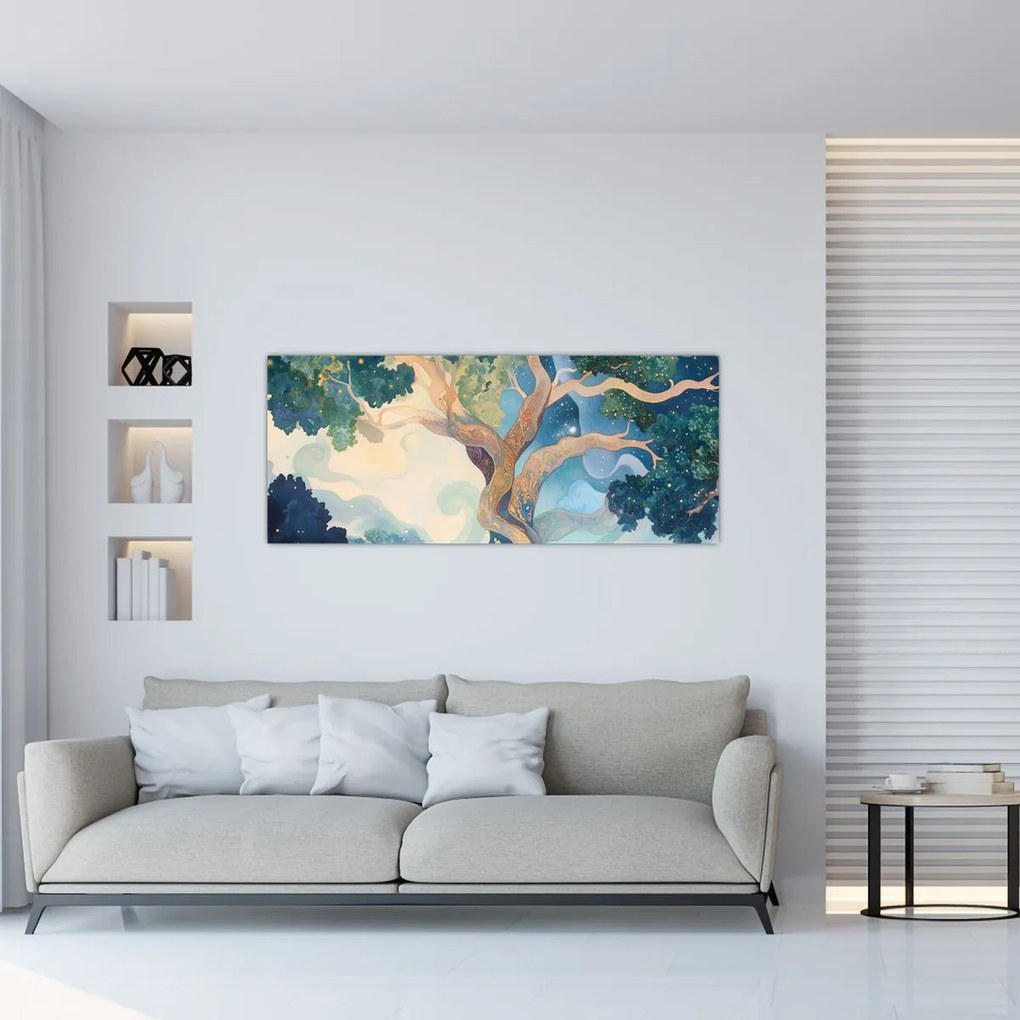 Tablou – Arbore cosmic (120x50 cm)