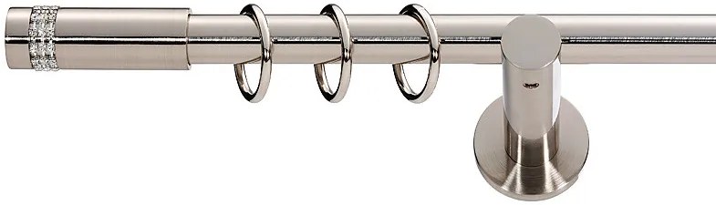 Galerie SIMPLA PRINDERE PERETE PICIOR UNIVERSAL 19 mm XANTOS INOX (Alege marime: 140 cm)