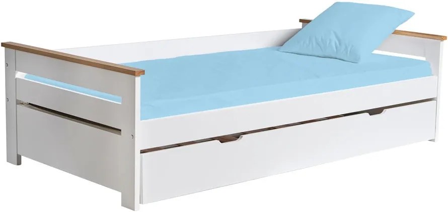 Pat extensibil Marckeric Lola, 90 x 190 cm, alb