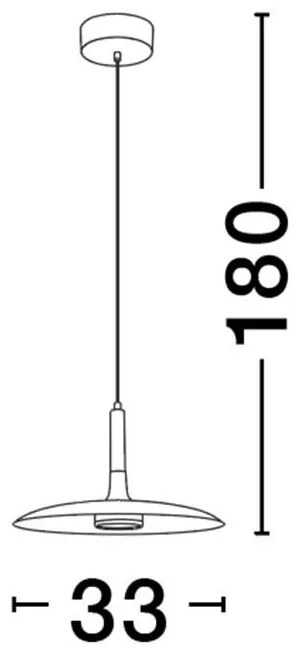 Pendul LED, Lustra design modern Lusu 33cm