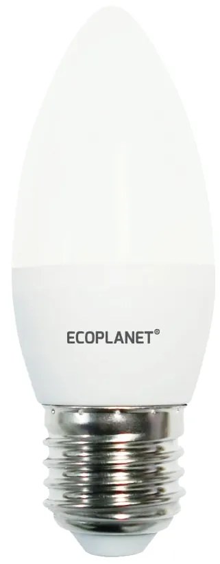 Bec Led Ecoplanet lumanare C35, E27, 5W (40W), 450LM, F, lumina calda 3000K, Mat Lumina calda - 3000K, 1 buc