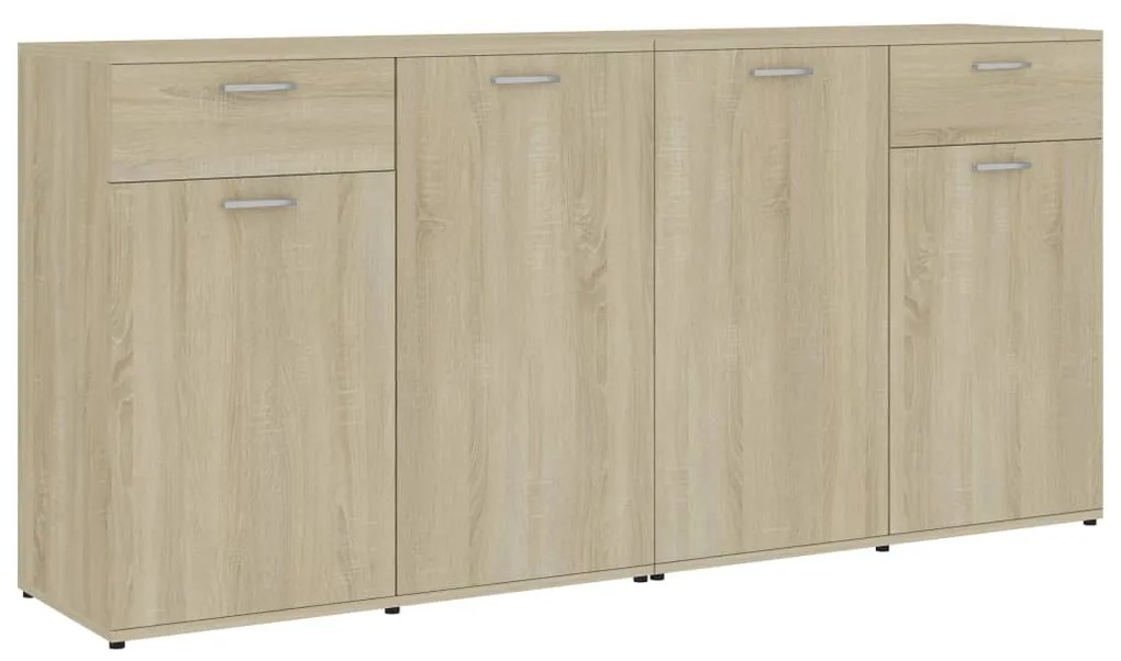 3054774 vidaXL Servantă, stejar Sonoma, 160 x 36 x 75 cm, PAL
