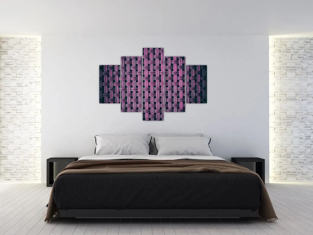 Tabloul textura în mov (150x105 cm)
