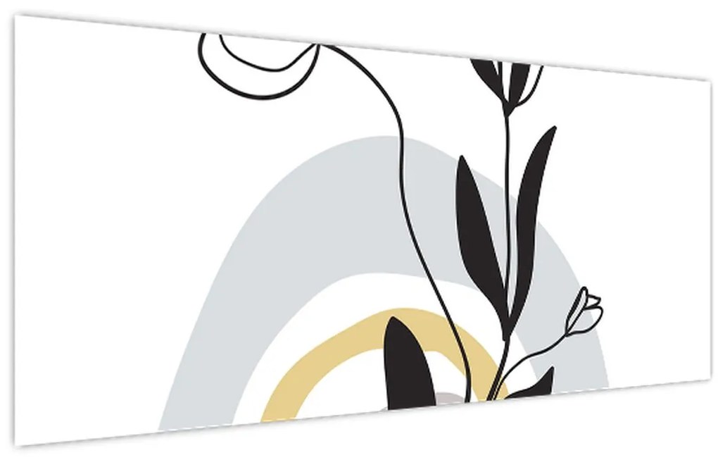 Tablou - Flori într-o vază N⁰1 (120x50 cm)