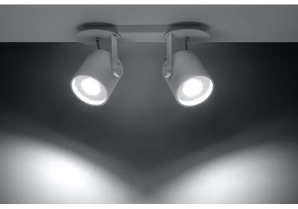 Lampă spot LAROSA 2 2xGU10/40W/230V alb