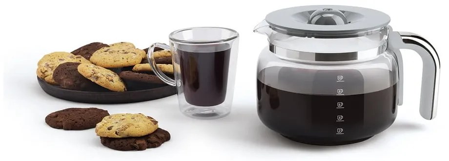 Aparat de cafea negru cu filtru 50's Retro Style - SMEG