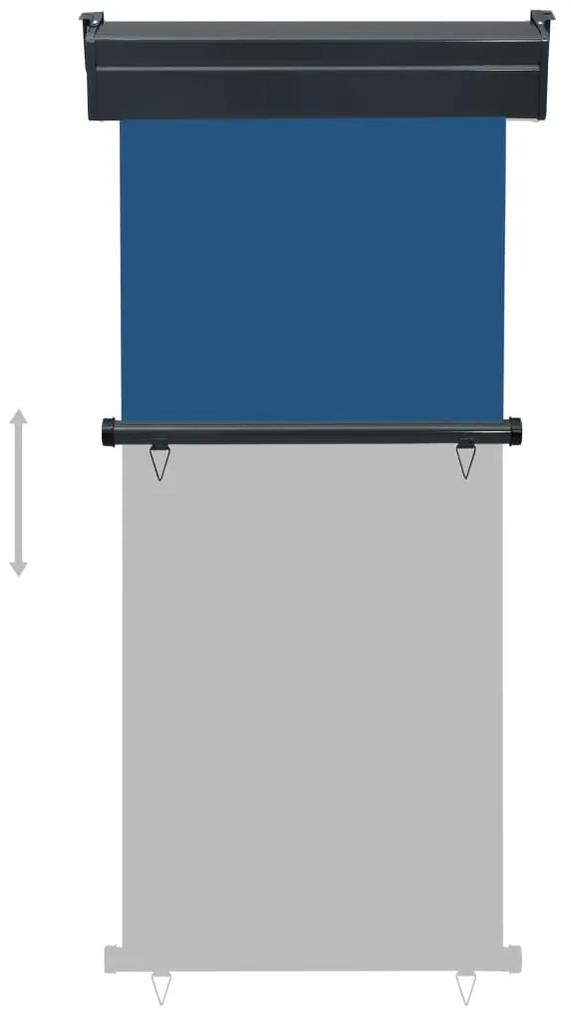 Copertina laterala de balcon, albastru, 80 x 250 cm Albastru, 80 x 250 cm