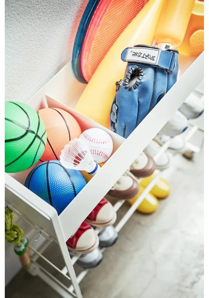 Pantofar pentru copii alb din metal 74,5x74,5x22 cm Tower – YAMAZAKI