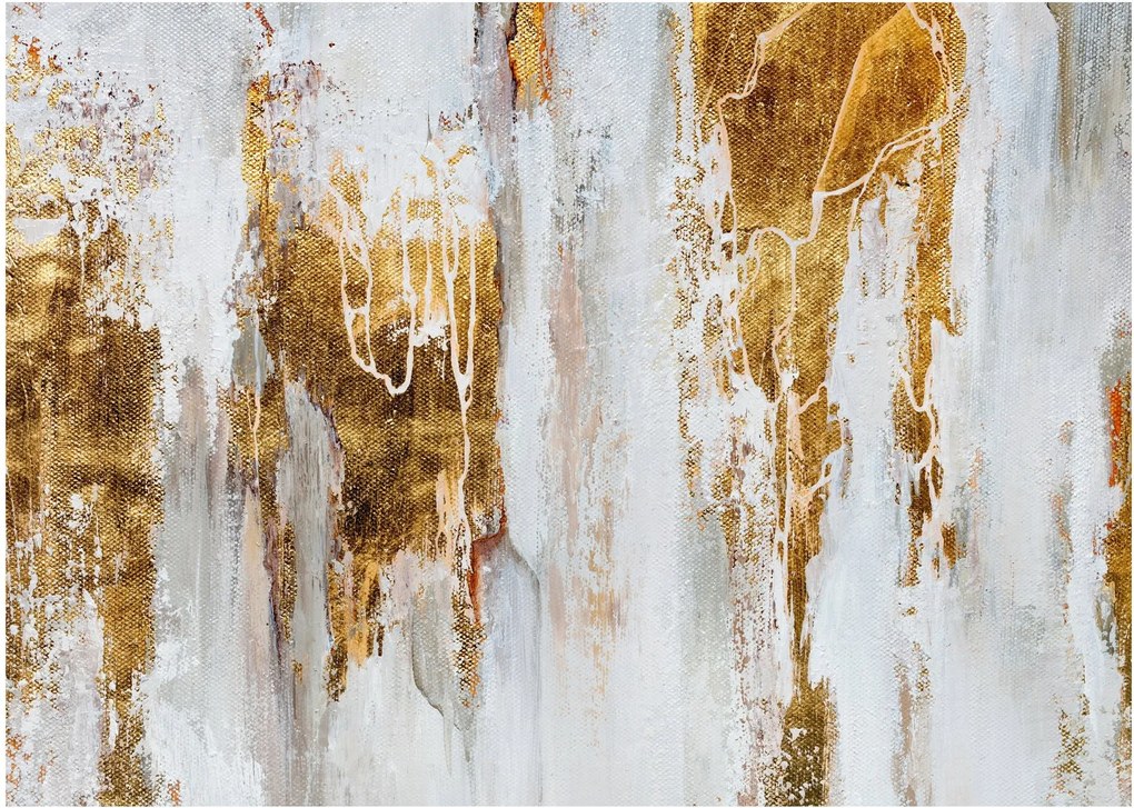 Tablou - Abstract auriu (70x50 cm)