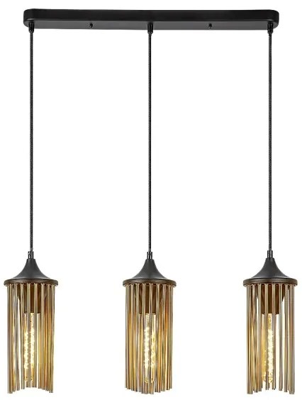 Lustră pe cablu ROXAS 3xE27/40W/230V Rabalux 72153