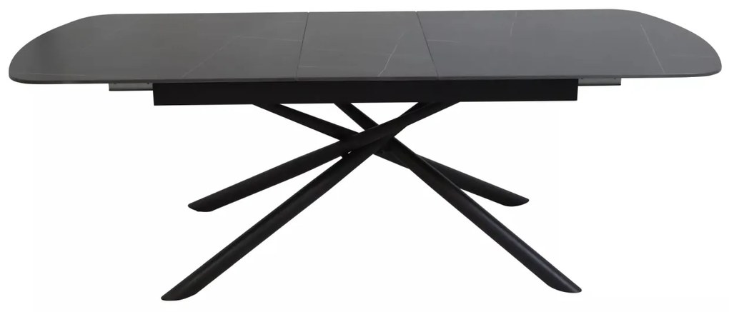 Masa extensibila Vector neagra L160(200)x90 cm