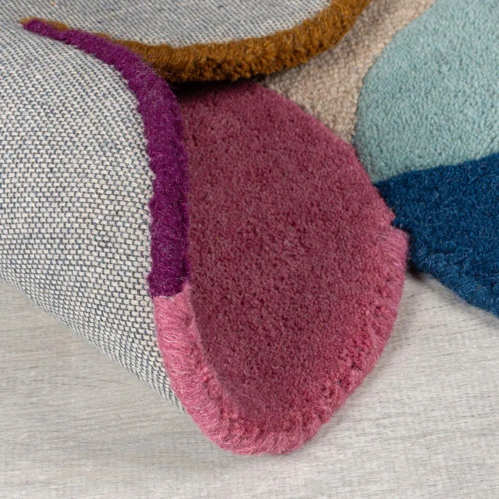 Covor bej țesut manual din lână 120x170 cm Mia Textured Scallop – Flair Rugs