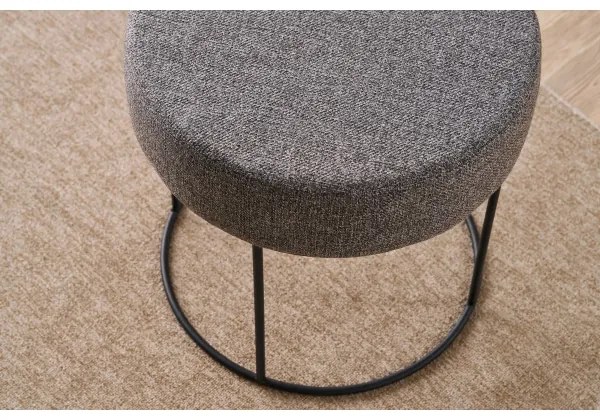 Taburet RELO, diametru 40 cm, antracit