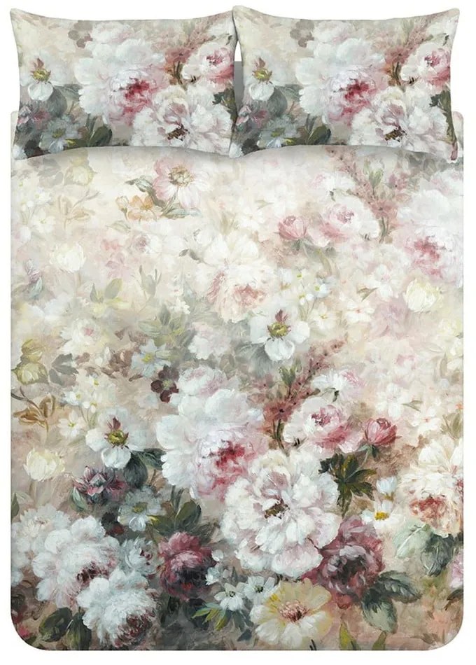 Lenjerie de pat din bumbac pentru pat de o persoană 135x200 cm Rose Bloom – RHS