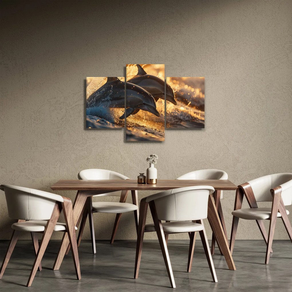 Tablou - Delfinii (90x60 cm)