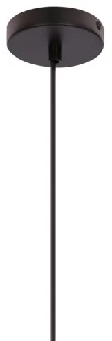 Lustră pe cablu AFRICA 1xE27/40W/230V diam. 50 cm maro/crem