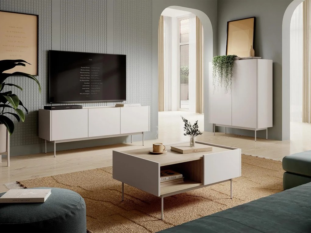 Set mobilier living Corado I (Cașmir + Stejar linea) . 1105946