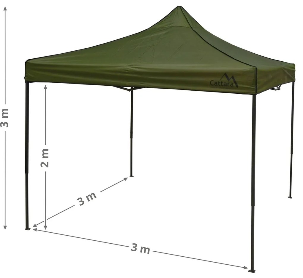 Cort tip pavilion Cattara 13338 Waterproof, 3 x 3 m