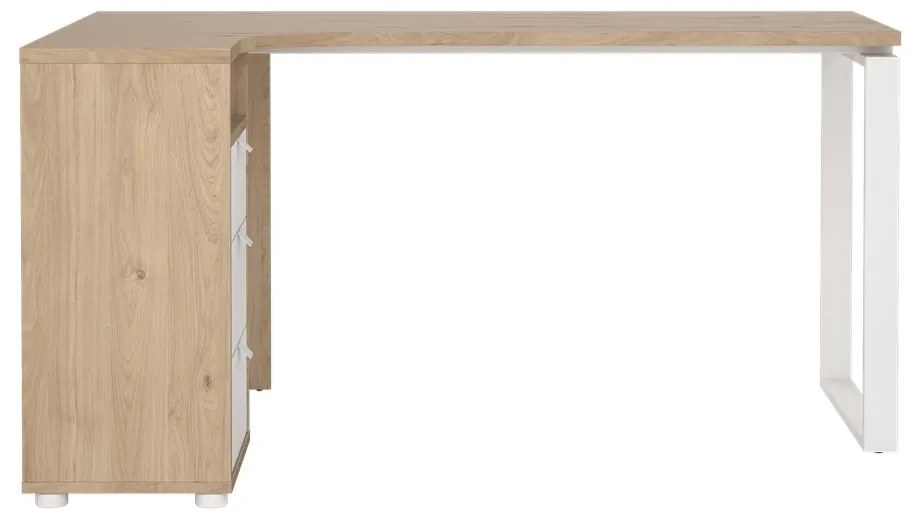 Birou cu blat cu aspect de lemn de stejar 100x150 cm Sign – Tvilum