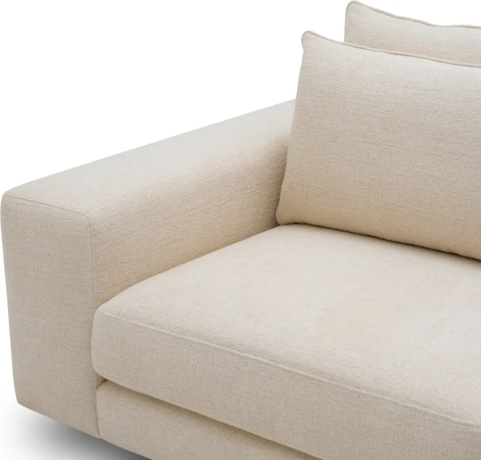 Canapea design LUX Lounge Club L, Nuoro beige