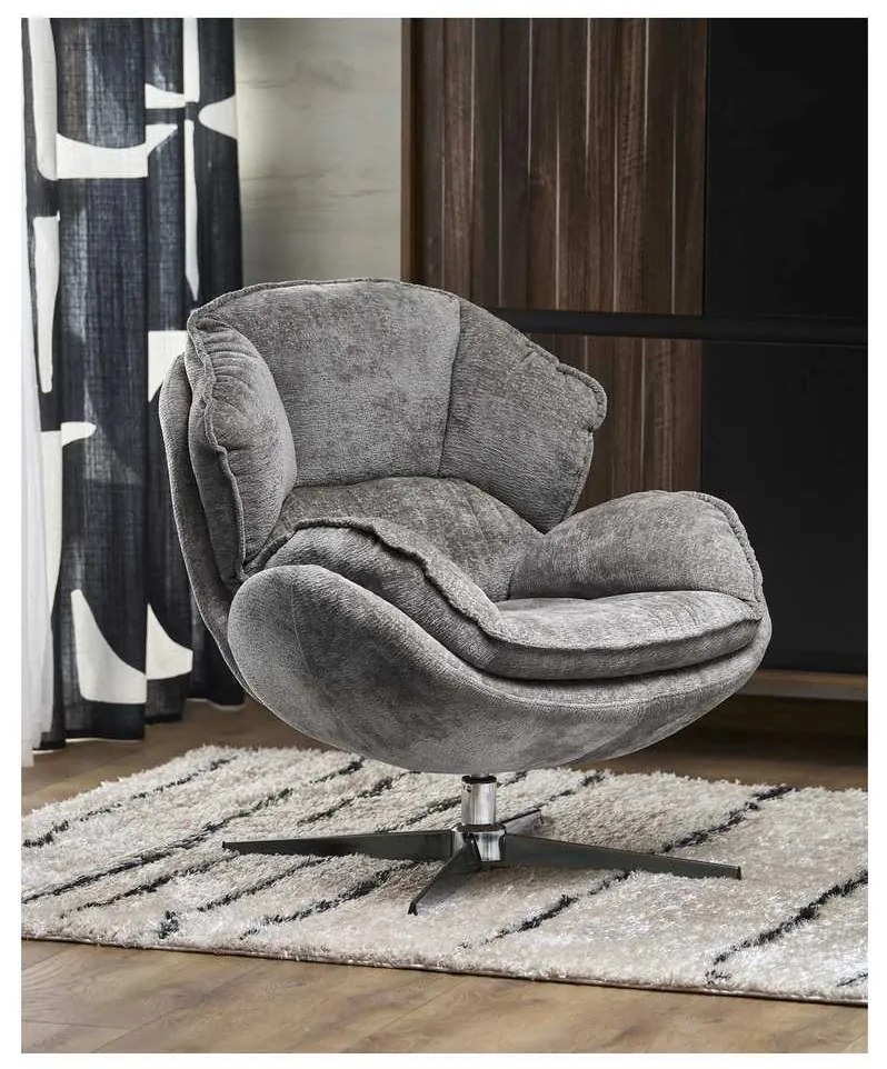 Fotoliu Hefty, gri