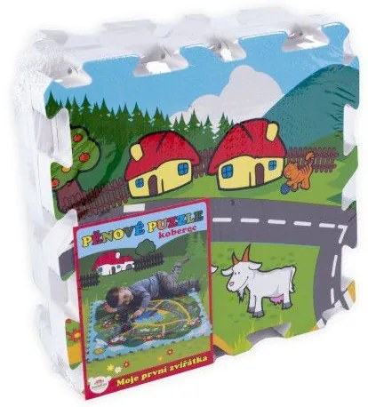 Puzzle spumă City Primele mele animale 30x30x1,2cm 9buc MPZ