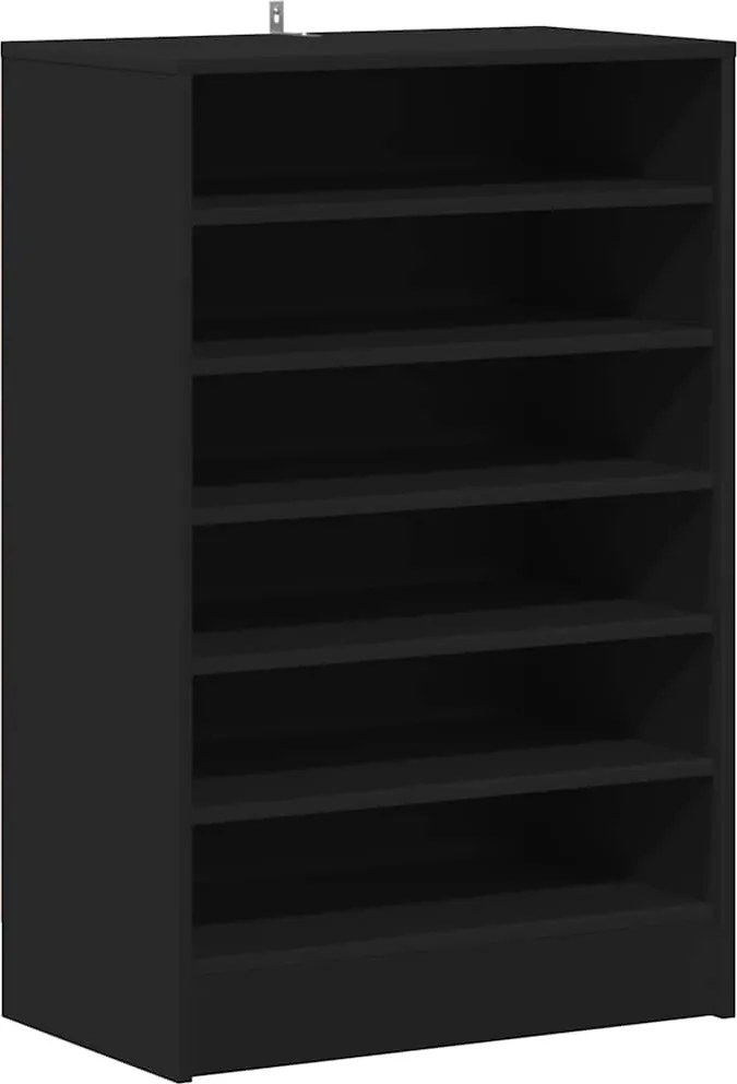 vidaXL Pantofar, negru, 60x35x92 cm, PAL