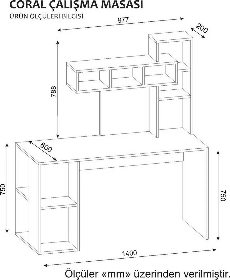 Birou Coral White și Cardoba