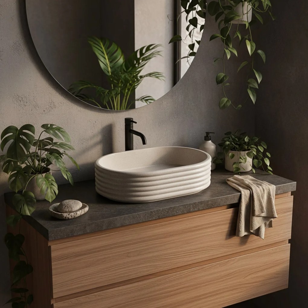Lavoar pe blat Nicoletta Beige