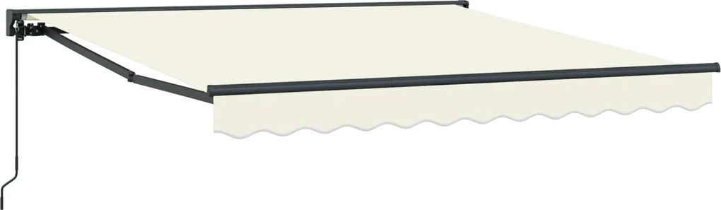 vidaXL Cadru de copertină Crem 300 x 250 cm Poliester cu Acoperire PU