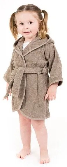 Halat pentru copii gri pentru 2-4 ani din bumbac – Tiseco Home Studio