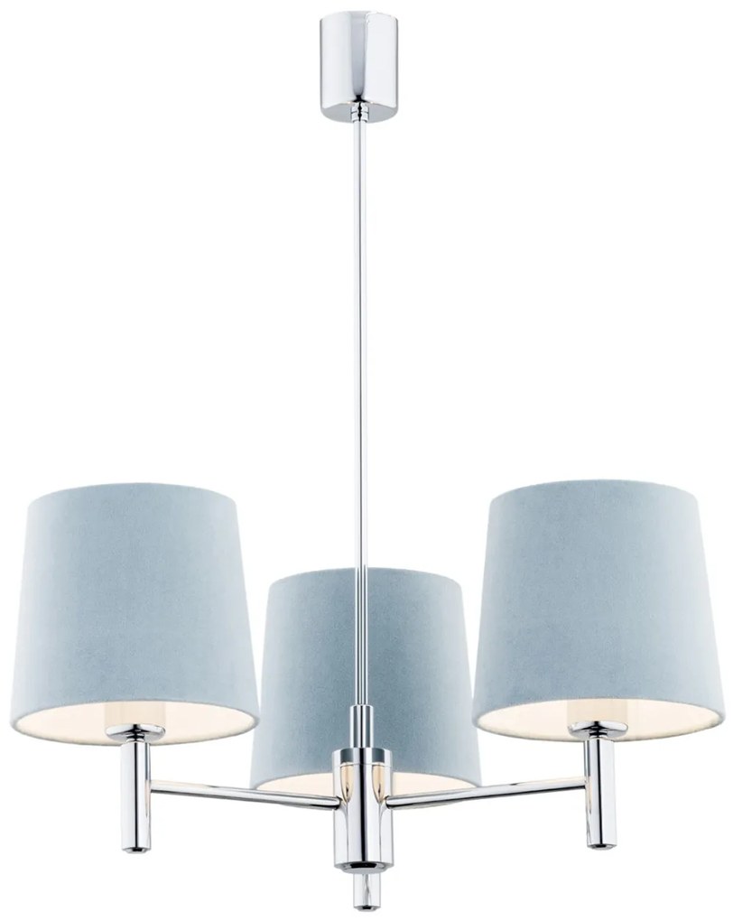 Candelabru modern design elegant BOLZANO 3L albastru