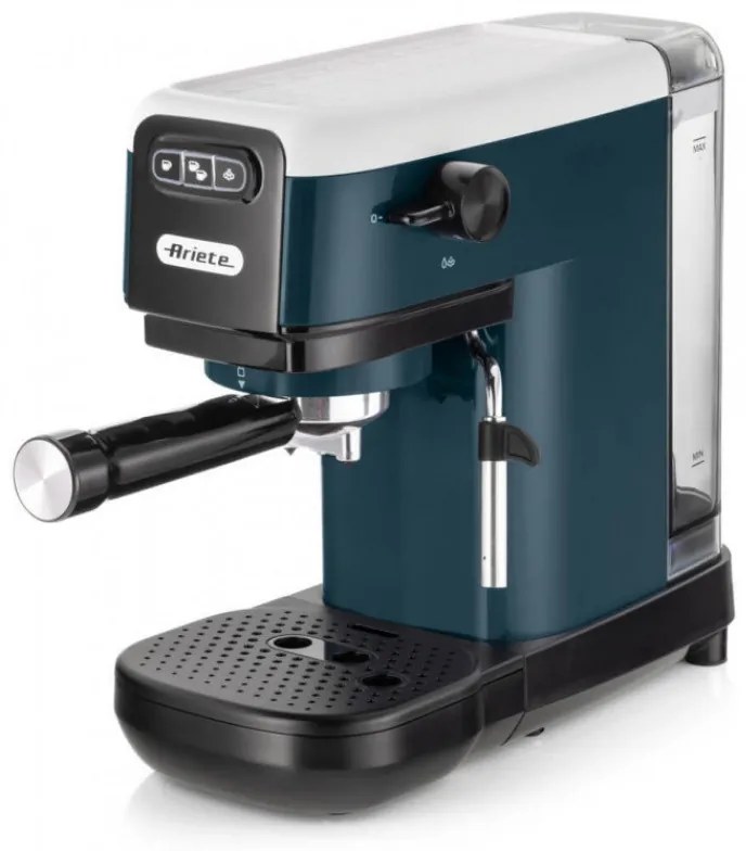 Espressor manual Ariete ESPRESSO COLOR 1399/11, 1300W, 15 bar, 1.1 L, Cafea macinata si paduri ESE, Alb