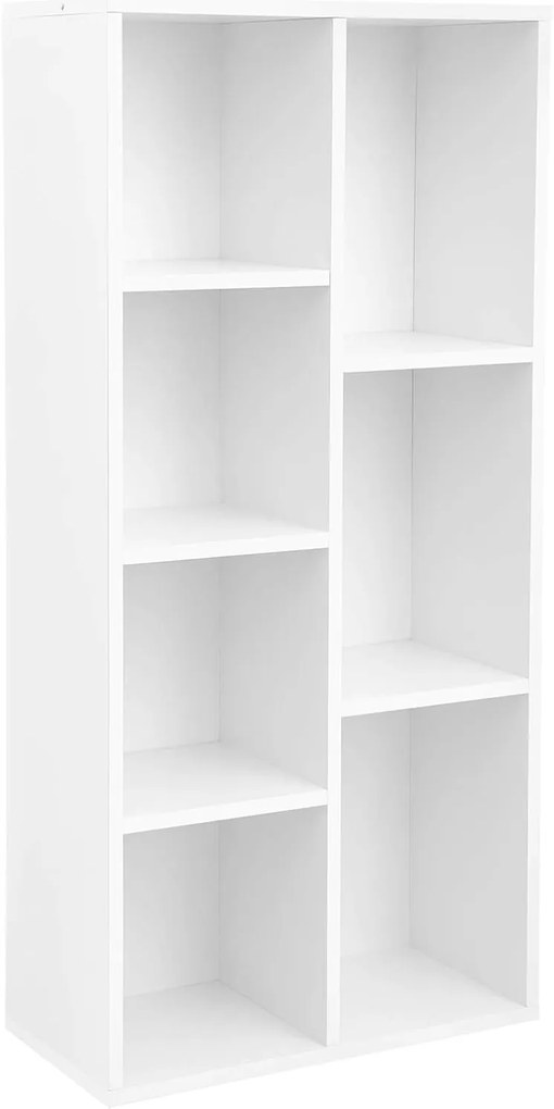 Biblioteca ENGINE 50x24x106 cm alb