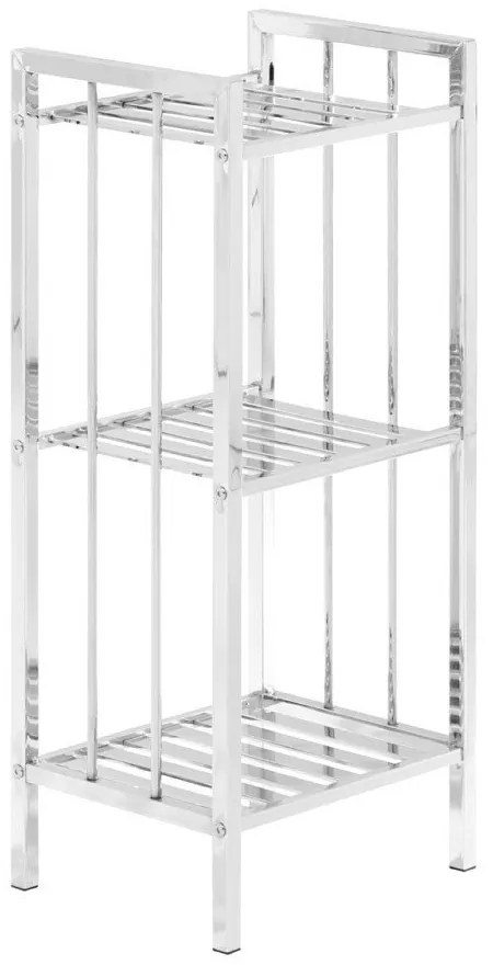 Etajeră de baie argintie 33x73 cm – Premier Housewares