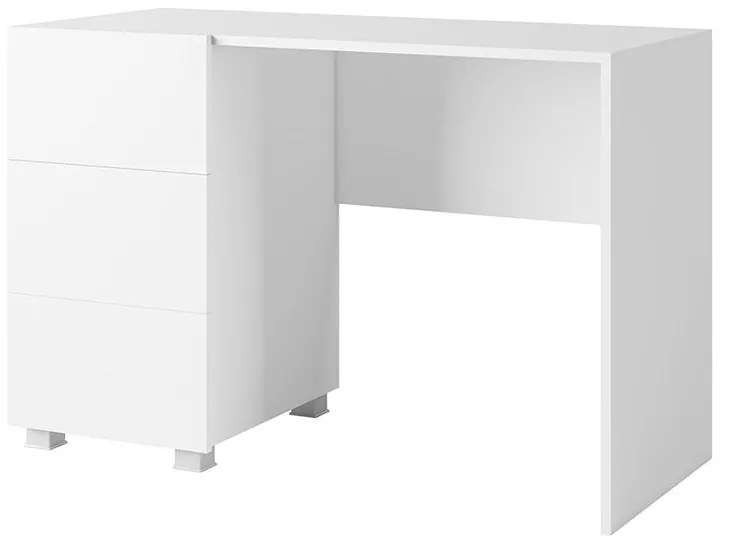 Masă de scris Brenali BR08 (Alb + Alb lucios). Promo -17%. 1058380